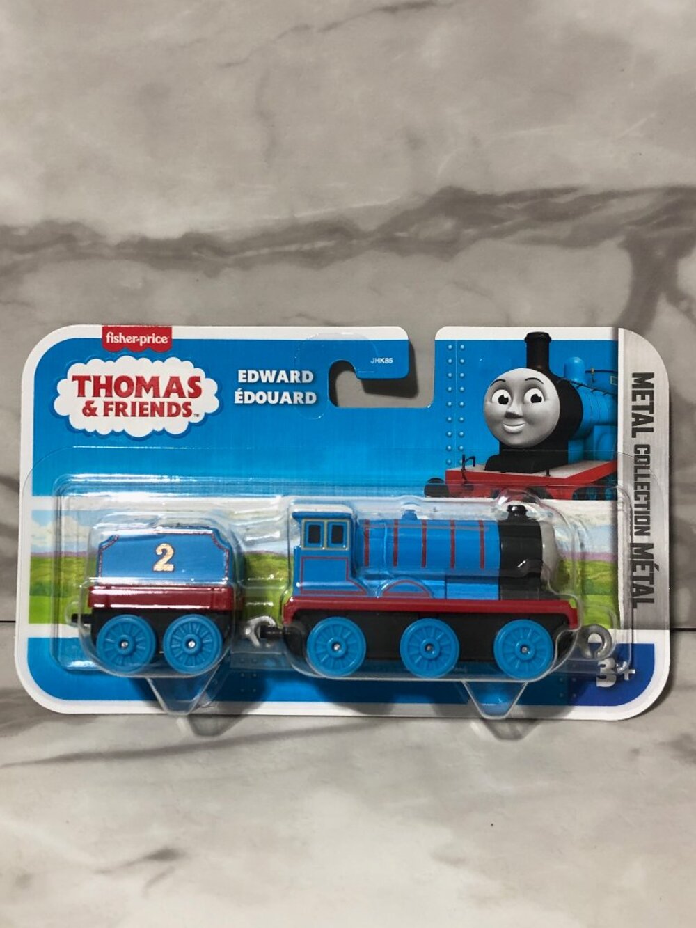 Thomas & Friends Push-Along Metal Engine - EDWARD The Blue Engine NEW